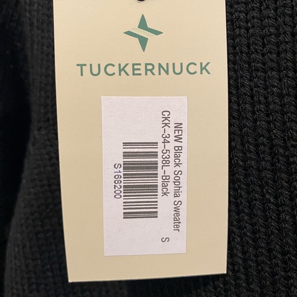 NWT Tuckernuck Sophia Black Turtleneck Sweater Size Small - Picture 4 of 4